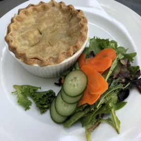 Gluten-free vegan pot pie from Petunia's Pies & Pastries