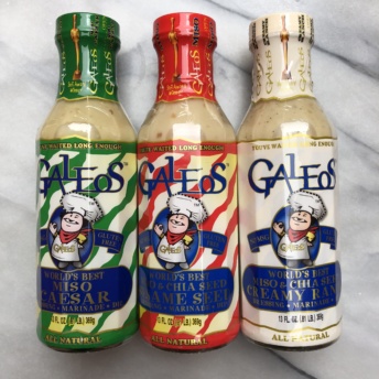 Gluten-free dressings from Galeos Salad Dressing