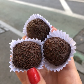 Gluten-free brigadeiros from TAP