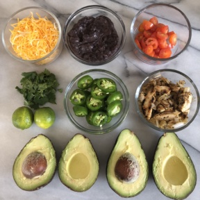 Making Taco Stuffed Avocados