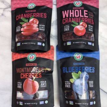 Cherries, cranberries, and blueberries from Graceland Fruit