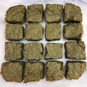 Batch of gluten-free Matcha Cake