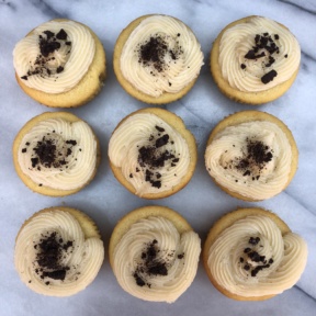 9 Gluten-Free Cookie Stuffed Vanilla Cupcakes