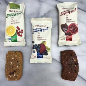 Protein & superfruit bars from thinkThin