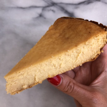 Gluten-free cheesecake made from Les Desserts mix