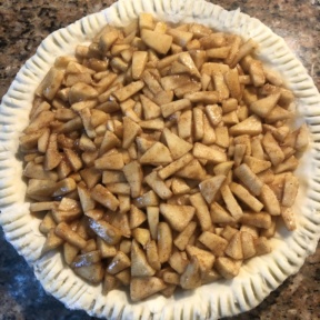 Making gluten-free Apple Pie
