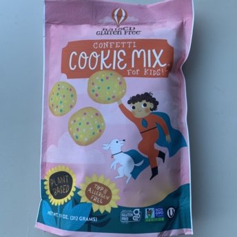 Gluten-free confetti cookie mix by Raised Gluten Free
