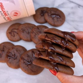Chocolate Peanut Butter Protein Cookies using Silver Fern protein powder
