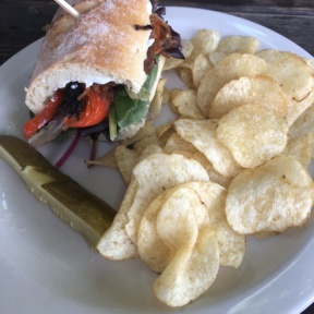 Gluten-free veggie sandwich from New Cascadia