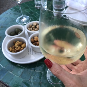 Wine and nuts from Esters Wine Shop & Bar