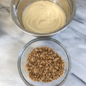 Making gluten-free dairy-free Cheesecake Bars