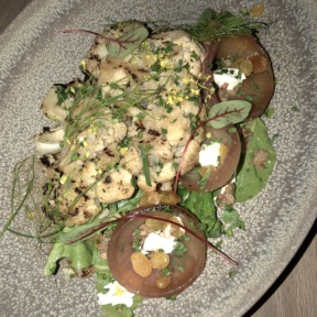 Cauliflower steak at The Oak at Ojai Valley Inn