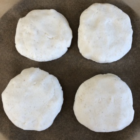 Making gluten-free arepas with cornmeal