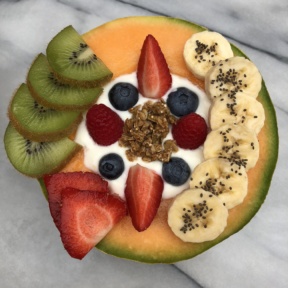 Gluten-free Yogurt Melon Bowls