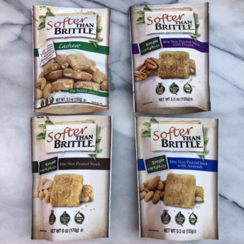 Gluten-free vegan peanut snacks by Softer Than Brittle