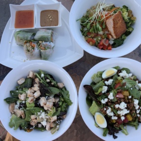Gluten-free lunch at Spa Cafe at Ojai Valley Inn