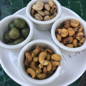 Nuts and olives from Esters Wine Shop & Bar
