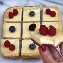 Gluten-free dairy-free Cheesecake Bars