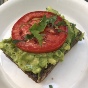 Homemade GF sourdough bread with avocado from Food Harmonics