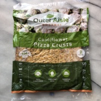 Gluten-free cauliflower pizza crusts by Outer Aisle Gourmet
