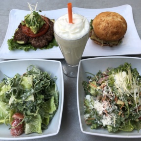 Gluten-free burgers and salads from Burger Lounge