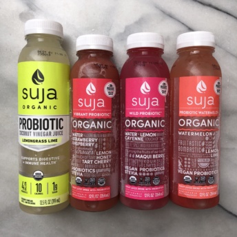 Suja juices which are non-GMO and organic