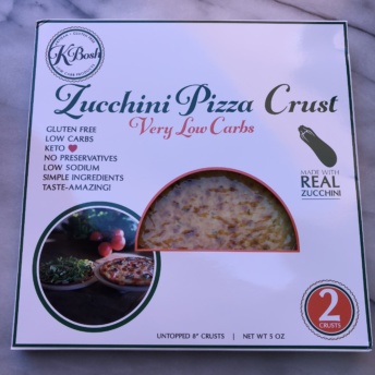 Zucchini pizza crust by KBosh Food