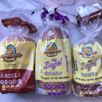 Gluten-free bagels by Kinnikinnick