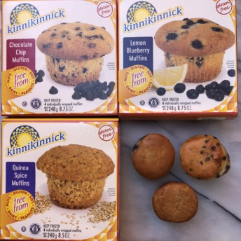 Gluten-free muffins by Kinnikinnick