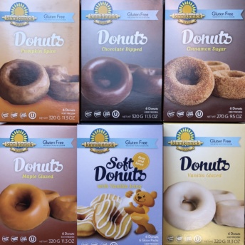 Gluten-free dairy-free donuts by Kinnikinnick