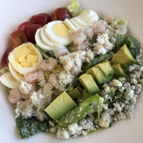 Seafood Cobb salad from Cafe del Rey