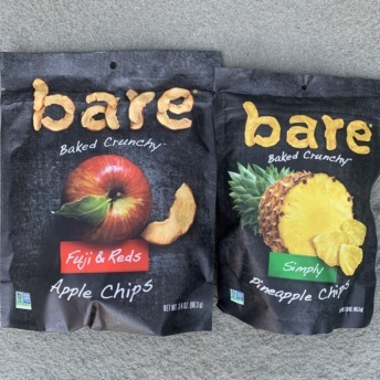 Apple and pineapple chips by Bare Snacks