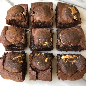 Gooey gluten-free S'mores Brownies