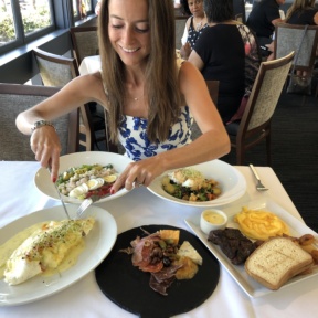 Jackie at Cafe del Rey in LA