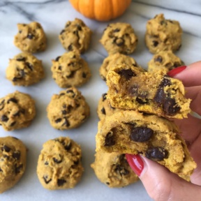 Chocolate Chip Pumpkin Cookies for Halloween