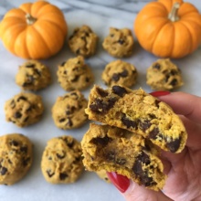 Chocolate Chip Pumpkin Cookies using ingredients from Vitacost