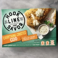 Gluten-free everything crusted cod by Hook Line and Savor