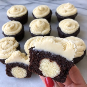 Sugar Cookie Stuffed Cupcakes