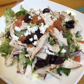 Gluten-free Greek salad from Islands Restaurants