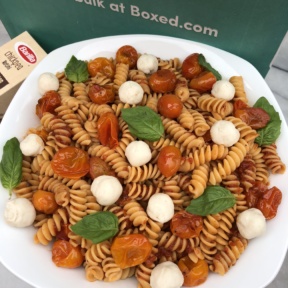 Delicious gluten-free Caprese Pasta