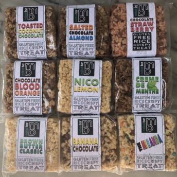 Gluten-free rice krispy treats from Makse Bar