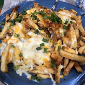 Gluten-free cheese fries from Islands Restaurants