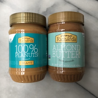 Peanut butter and almond butter by Crazy Richard's