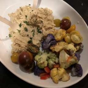 Cauliflower and hummus from Kitchen West Restaurant