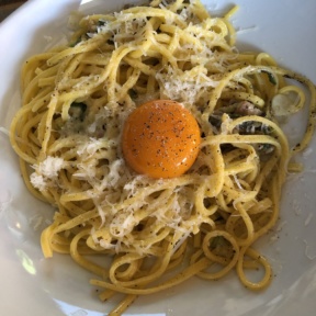 Gluten-free carbonara from Kettle Black