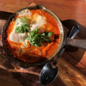 Baked eggs from Kettle Black