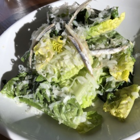Gluten-free Caesar salad from Kettle Black