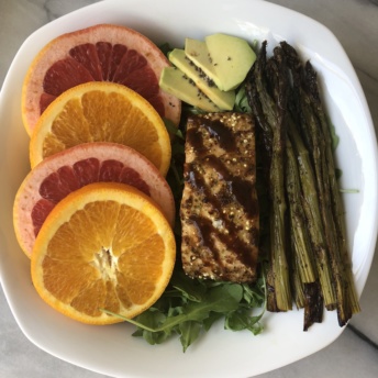 Salmon bowl from Hook Line & Savor