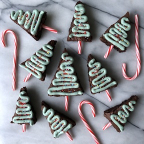 Gluten-free Christmas Tree Brownies