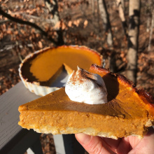 Gluten-free dairy-free Pumpkin Pie